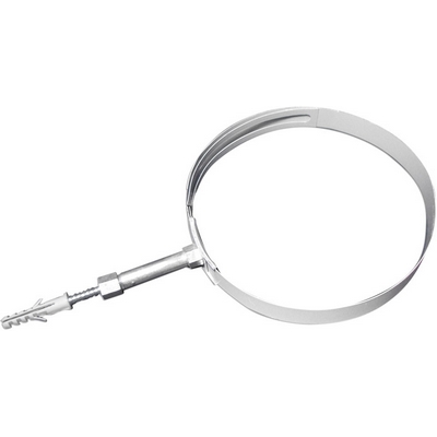 Collare a regolazione variabile per tubi-fumo 80-140mm