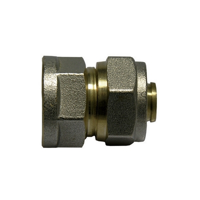 Raccordo diritto F per tubo multistrato a stringere 1/2 x20 -conf