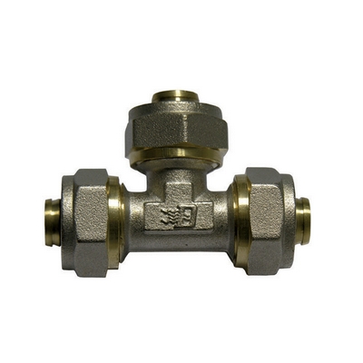 Raccordo a tee per tubo multistrato a stringere 16 -conf