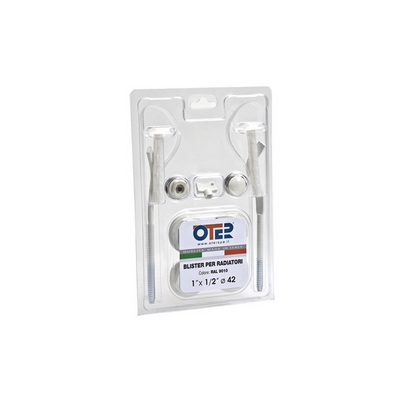 Kit blister per radiatori con mensole schiacciate 1/2