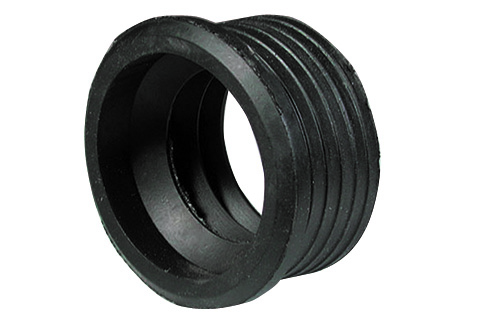 Morsetto in gomma nera per canotti diametro esterno 50mm per canotti diametro 40mm