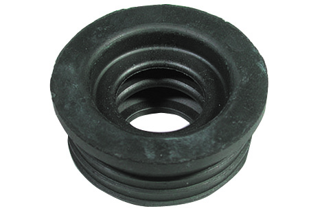 Morsetto in gomma nera per canotti diametro esterno 50mm