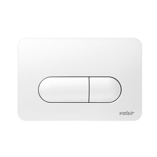 Placca di comando a 2 pulsanti per cassette di scarico Evolut e Tropea 3 bianca