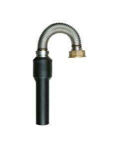 Raccordo di transizione PE-tubo flessibile inox