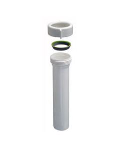 Prolunga universale completa bianca 40mm 1"1/2 x230mm