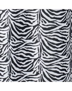 Tenda per doccia a 2 Lati in tessuto 180x200cm- Zebra Nero
