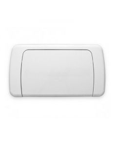 Placca Per cassetta di scarico Idrobox Mono Bianco