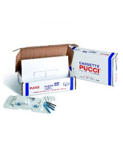 Kit placche Eco 12mm per cassette di scarico Pucci dal 1992 al 2010 cromo