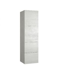 Colonna con un'anta Dx 35x32,5x124cm olmo bianco - Unika