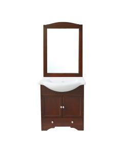 Mobile bagno "Monique" con lavello integrato e Specchio 75cm