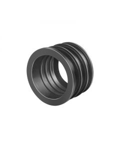 Riduzione in gomma NR nera 63mm diametro interno 50mm