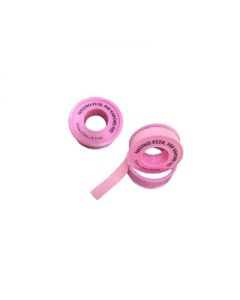 Nastro teflon PTFE per vapore rosa h. 19mm x 12m x 0