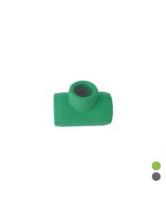 Tee ridotto a 90° liscio 25x20x25mm per tubi in PP