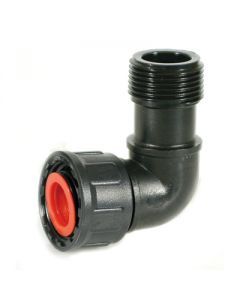 Gomito M/F con OR 1" per impianti di irrigazione