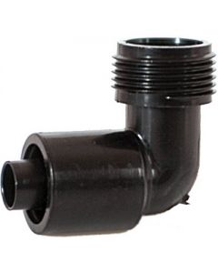Gomito per tubo antitorsione 1/2" x 16mm per impianti di irrigazione
