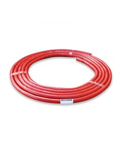Tubo Multi-Dian multistrato coibentato rosso 10m 16x2mm