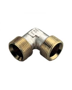 Raccordo universale curvo doppio 1/2 x16mm