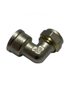 Raccordo curvo F per tubo multistrato a stringere 3/4 x26mm