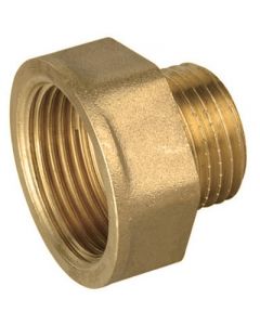 Prolunga ridotta MF in ottone giallo IBP 1/2" x 3/4" -conf