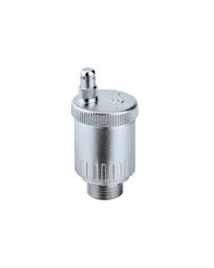Valvola automatica Minical con tappo igroscopico nichelato 3/4"M