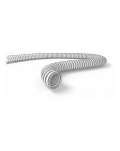 Tubo spiralato in Pvc per uso alimentare bianco 40mm