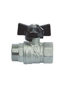 Valvola a sfera MF con farfalla 3/4'' DN 20 PN 40