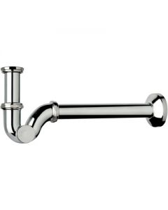 Sifone alta qualità a S in ottone 1" x 26mm per lavabo