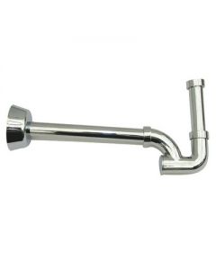 Sifone a S Royal in abs a colonna senza piletta per lavabo 1"1/4