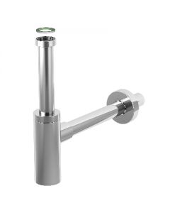 Sifone d'arredo per lavabo inox Mater 1"1/4 x 32mm cromato