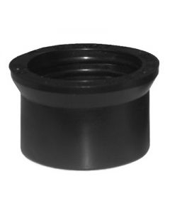 Riduzione morbida in PVC nera 40x35mm per sifoni