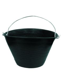 Caldarella in plastica nera 34mm