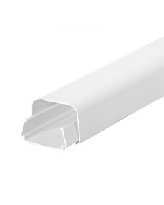 Canalina in pvc Euro-Plus per impianti di climatizzazione 2m x 90x65mm