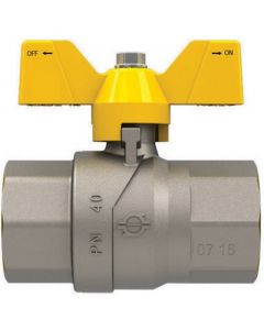 Valvola a sfera per gas con farfalla Futurgas FF 1" 5300