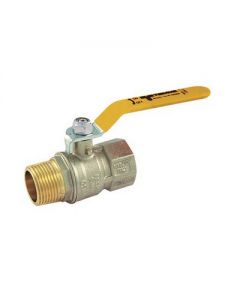 Valvola a sfera gas MF con leva piatta 3/4"