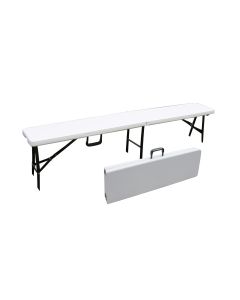 Panca pieghevole in plastica 180x28x44cm