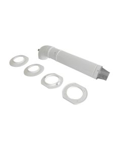 Kit telescopico per caldaie convenzionali e scaldini Junkers Bosch 60/100mm