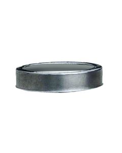 Terminale di chiusura a fascetta in inox per canne fumarie 200x250mm