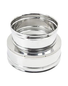 Raccordo doppia parete-mono per canne fumarie 80 F x 80M/130 F