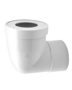 Curva per scarico wc FF con guarnizione 100mm