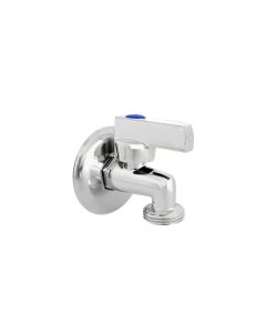 Rubinetto per lavatrice a sfera pesante in ottone cromato