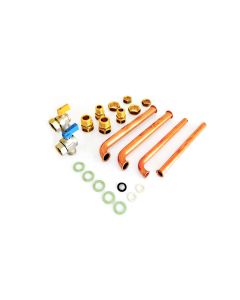 Kit raccordi 2 rubinetti
