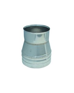 Riduzione inox per canne fumarie M 80mm x F 60mm