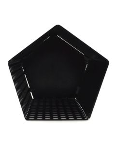 Cesto brucia-pellet per camini e termocamini pentagonale 2300g