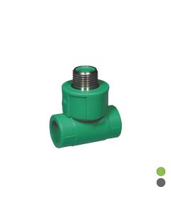 Tee filettato M 1/2 x20mm per tubi in PP