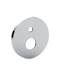 Piastra tonda 2 fori con OR Paffoni