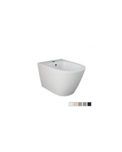 Bidet sospeso fissaggio nascosto beige opaco-Feeling