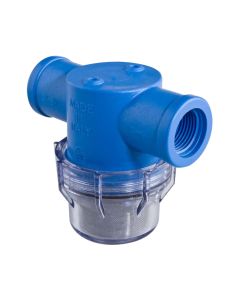 Microflitro con cartuccia rete acciaio inox 3/8"