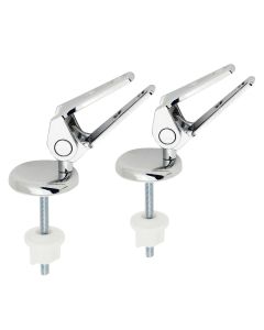 Coppia cerniere sovrapposte con vite inox