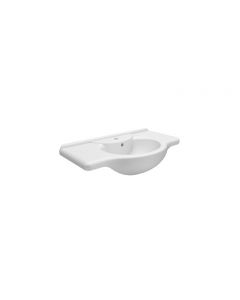 Lavabo a consolle mobile bagno universale 75cm