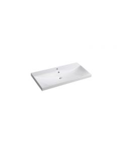 Lavabo a consolle mobile bagno 80x35cm - Lc23